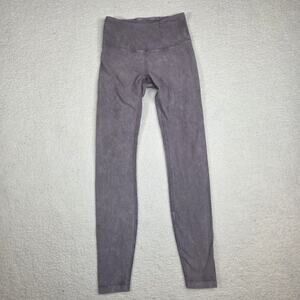 Lululemon Women's 6 Morning Light High-Rise Tight Washed Frosted Mulberry Sporty